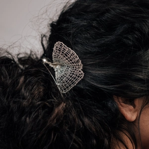 Laceginkgo neckpiece - 2