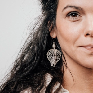 Ezüstvirág fülbevaló - 5