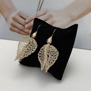 Ezüstvirág fülbevaló - 6