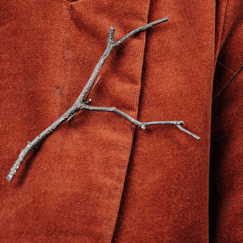 Winter ginkgo branch