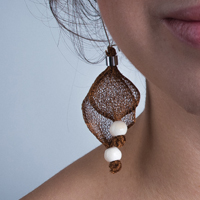 Fish in the net earrings 2015.