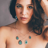 Peacock necklace 4 2016.