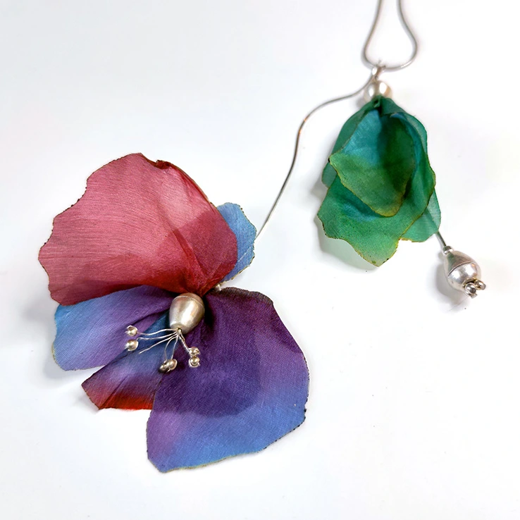 Poppyflower double pendant